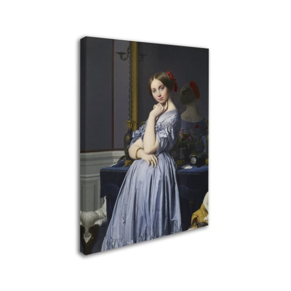Ingres 'Comtesse De Haussonville' Canvas Art,35x47